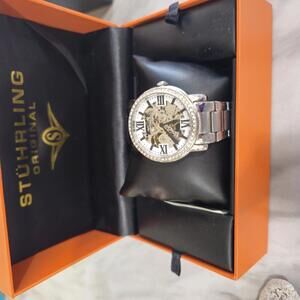 Stührling‎ Original Women's Automatic Watch - Stunning Skeleton Design
